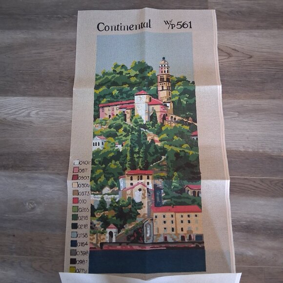 Vintage Penelope Needlework Kit Continental Design W/P 561 10 3/4 x 24" - Picture 2 of 4